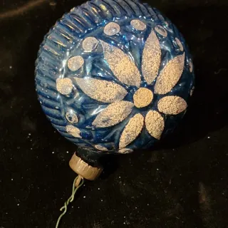 Pallina di Natale Vintage in Vetro