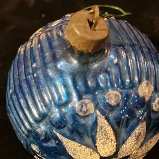 Pallina di Natale Vintage in Vetro