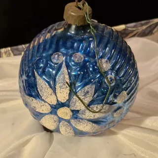 Pallina di Natale Vintage in Vetro