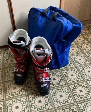 Scarponi sci uomo rossi