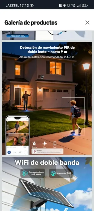 Ctronics Cámara Doble Lente