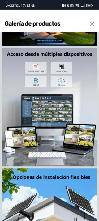 Ctronics Cámara Doble Lente