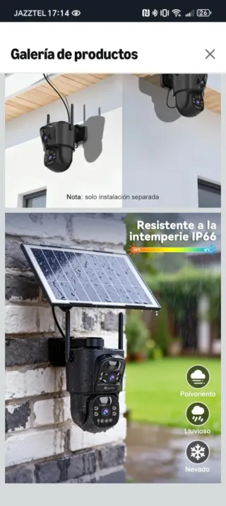 Ctronics Cámara Doble Lente