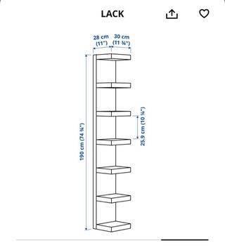 Estantería Roble Ikea Jack sin estrenar