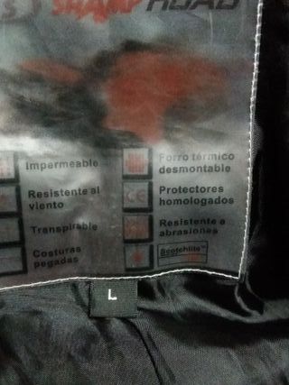 Pantalón Moto Cordura Shamp Road Talla L Negro