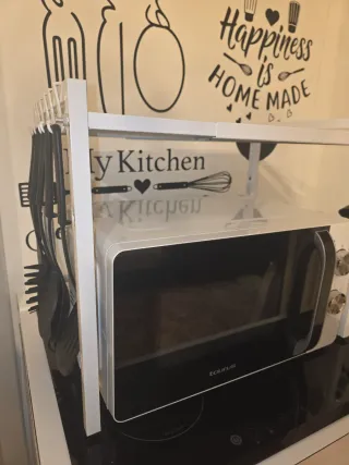 Scaffale da cucina Taurus bianco/arancione