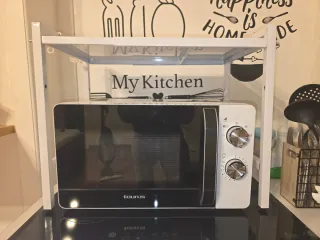 Scaffale da cucina Taurus bianco/arancione