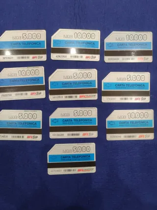 Schede telefoniche SIP, Telecom, Alitalia