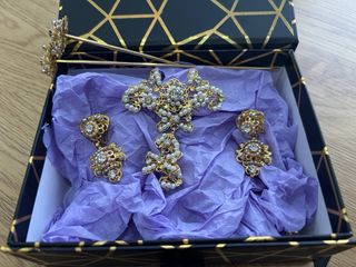 Aderezo Fallera Niña Dorado