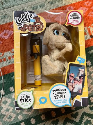 Peluche Selfie Pets con Palo Selfie