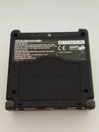 Nintendo Game Boy Advance SP Negra con maletín