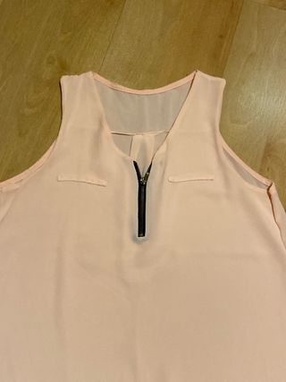 2 Blusas Azul y rosa Talla S