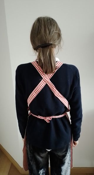 Grembiule cucina con allaccio incrociato