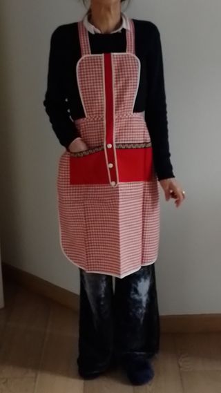 Grembiule cucina con allaccio incrociato