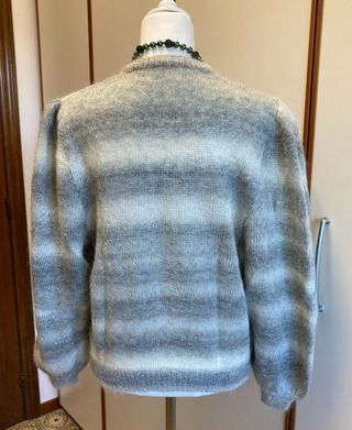 Maglia donna vintage grigio/verde