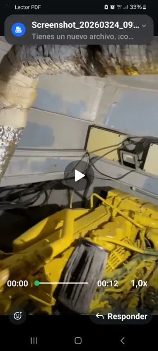 Motor marino John Deere para barco