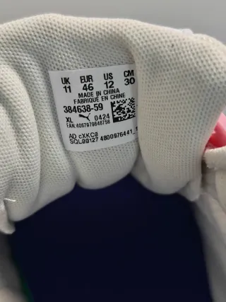 Sapatilhas Puma Rosa e Brancas