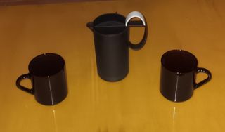 Montalatte Manuale Magic Milk Tupperware + 2 Tazze