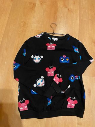 Sudadera ablusada Minueto Talla S Estampado