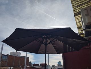 Sombrilla negra / Parasol de jardín o terraza