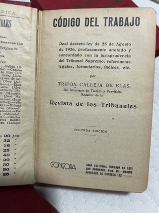 lote libros viejos. revista los tribunales. 1920
