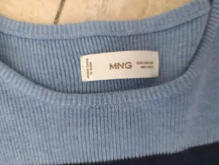 Jersey de rayas azul