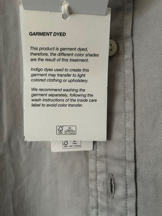 Camisa Cortefiel Gris XL Regular Fit Nueva