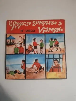 4 Vinili 45 giri Il Ragazzo Scomparso a Viareggio
