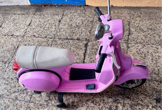 Vespa rosa para niñ@s