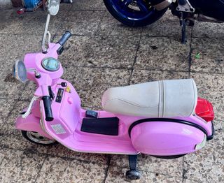 Vespa rosa para niñ@s