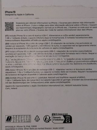 iPhone 16.  Con garantía