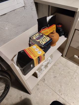 Conjunto cama infantil escritorio cajones