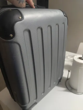 Maleta de viaje gris 50x 33