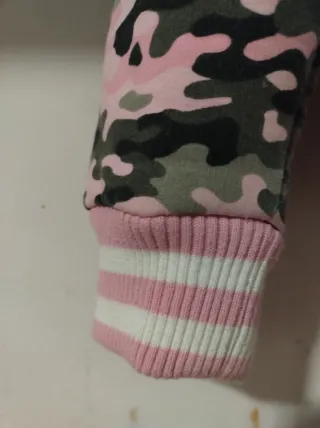 Felpa City Comfort bambina camouflage