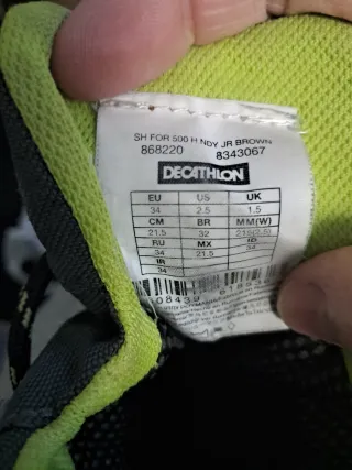 Botas Montaña Trekking Niño/a Talla 34