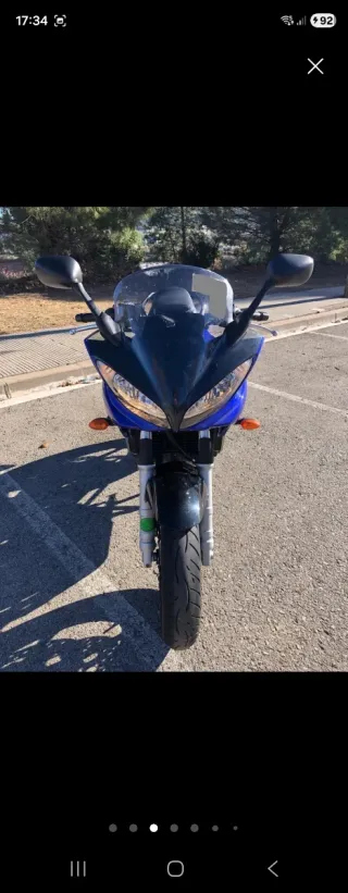 Yamaha FZ6 Azul