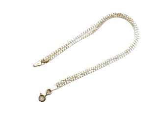 Pulsera Doble de Oro Bicolor 18 Kt 5.1 gr 2da mano