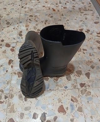Botas de agua negras T. 37-38 Unisex