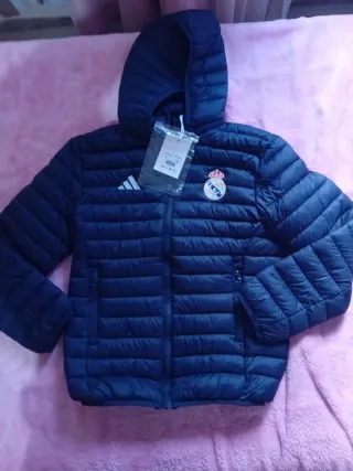 Chaqueta Adidas Azul con Capucha