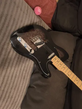 Harley Benton TE-70 black paisley