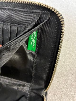 Billetero United Colors of Benetton Negro