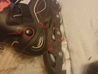 Patines Oxelo decatlón  negros y rosas Talla 38