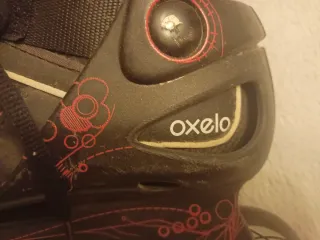 Patines Oxelo decatlón  negros y rosas Talla 38