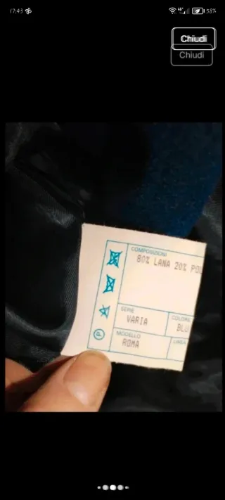 Cappotto, soprabito, donna, invernale, 80 lana