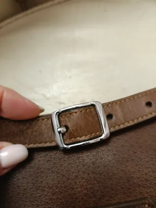 Borsa Gucci vintage pelle scamosciata marrone