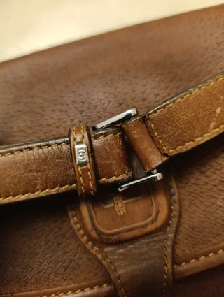 Borsa Gucci vintage pelle scamosciata marrone