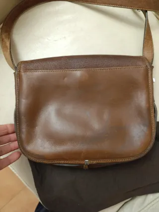 Borsa Gucci vintage pelle scamosciata marrone