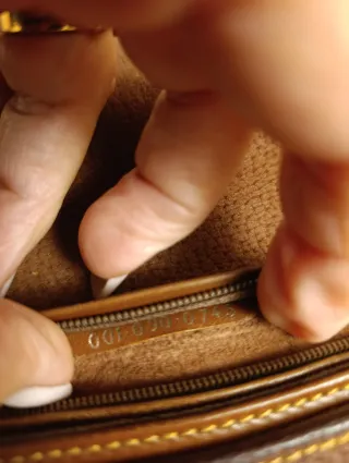 Borsa Gucci vintage pelle scamosciata marrone