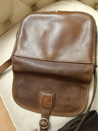 Borsa Gucci vintage pelle scamosciata marrone