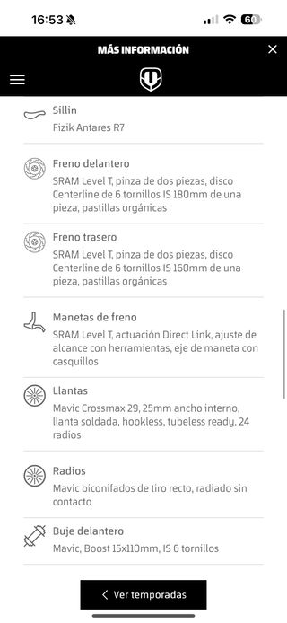 Bicicleta de Montaña Mondraker